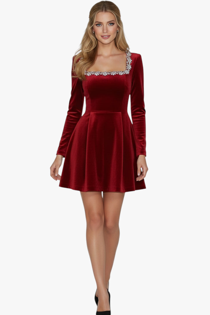 Women’s Formal Wedding Dress with Long Sleeves